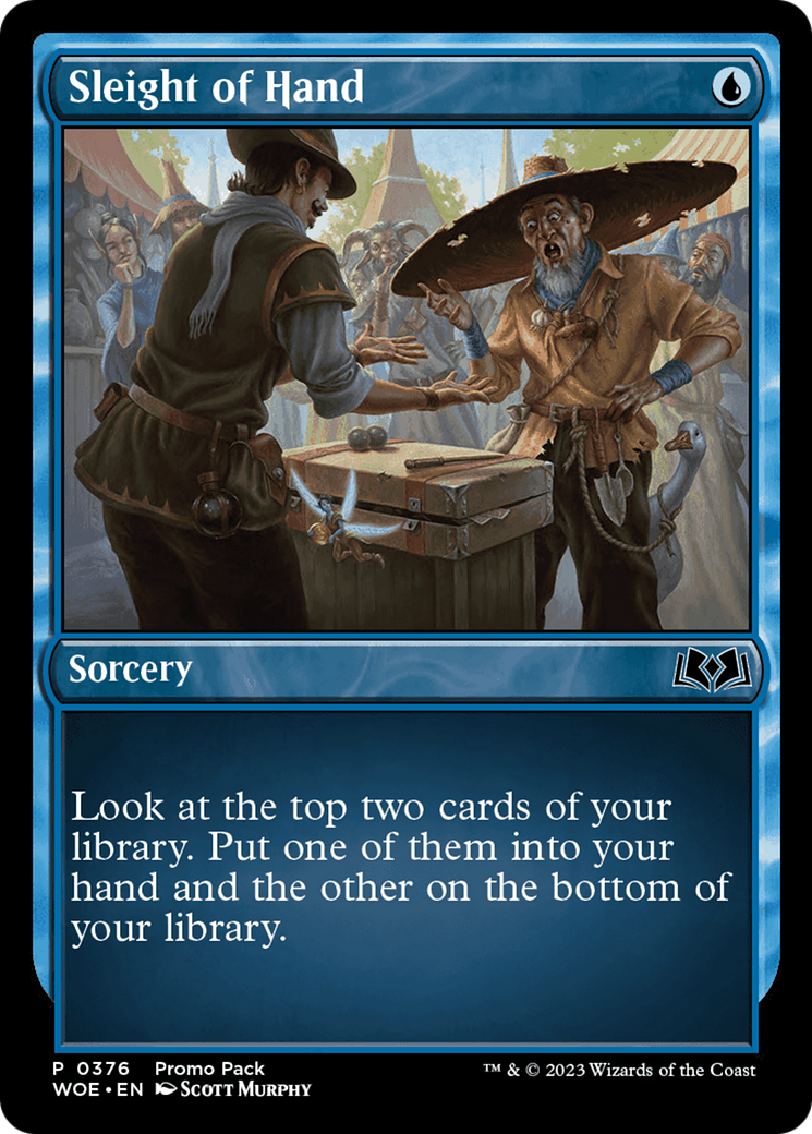 Sleight of Hand (Promo Pack) [Wilds of Eldraine Promos] | Good Games Cannington