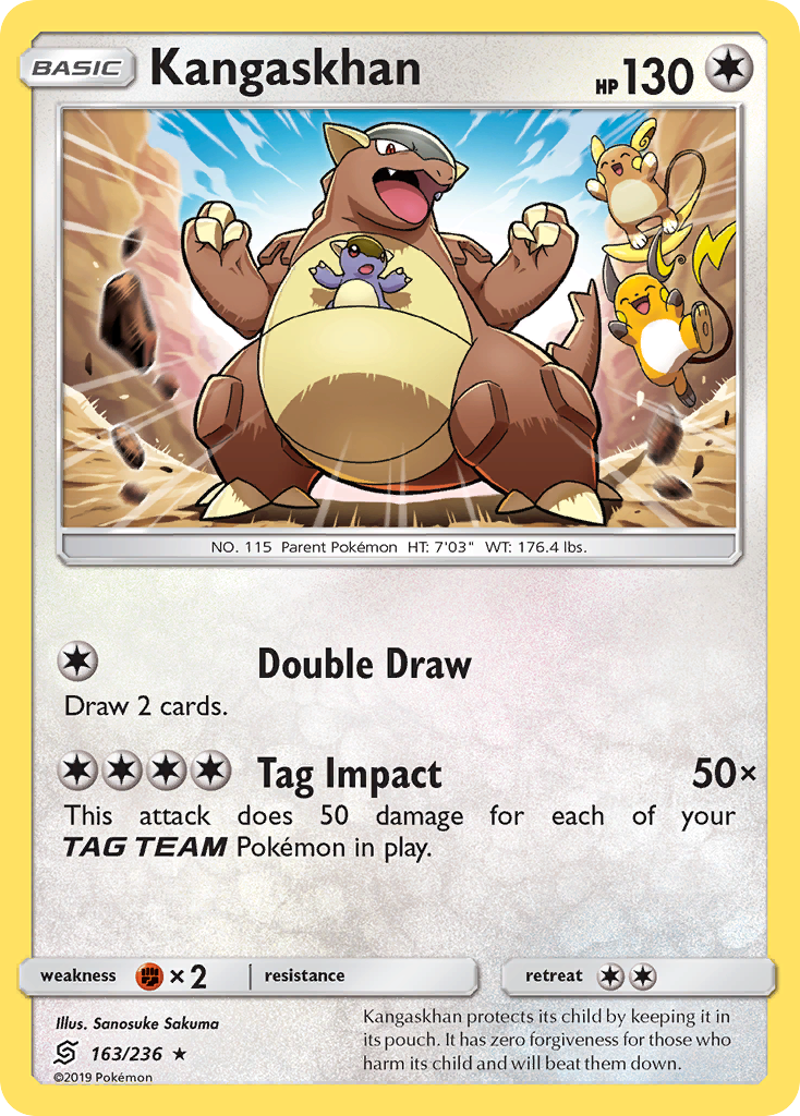 Kangaskhan (163/236) [Sun & Moon: Unified Minds] | Good Games Cannington