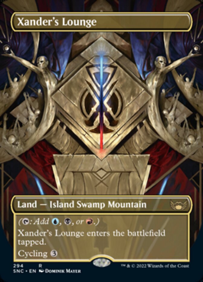 Xander's Lounge (Borderless Alternate Art) [Streets of New Capenna] | Good Games Cannington