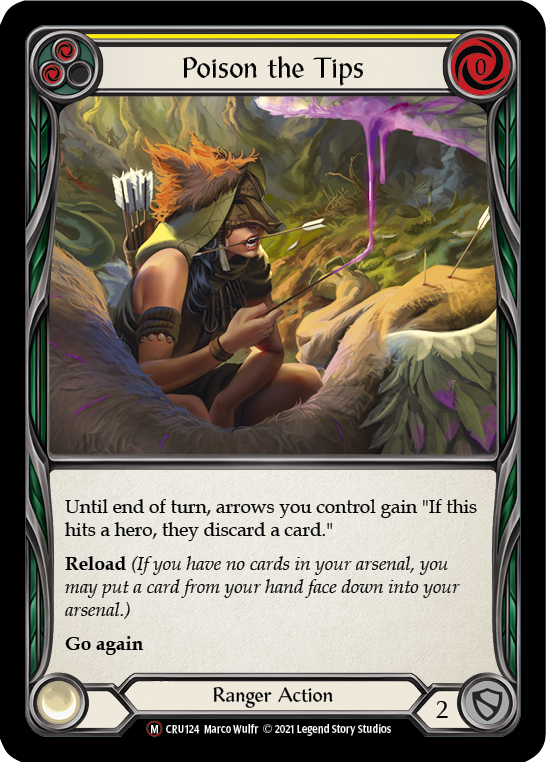 Poison the Tips [U-CRU124-RF] Unlimited Rainbow Foil | Good Games Cannington