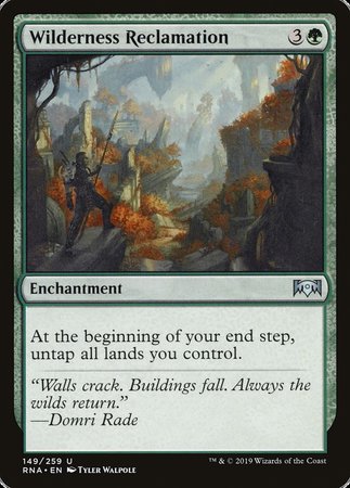 Wilderness Reclamation [Ravnica Allegiance] | Good Games Cannington