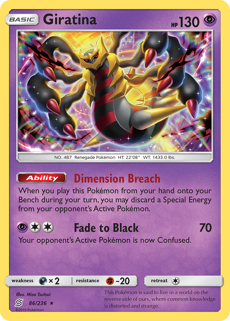 Giratina (86/236) [Sun & Moon: Unified Minds] | Good Games Cannington