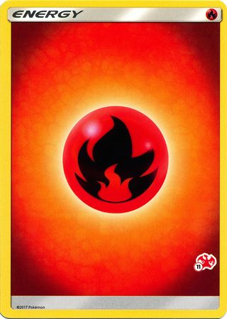 Fire Energy (Charizard Stamp #11) [Battle Academy 2020] | Good Games Cannington