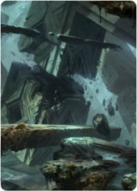 Swamp 3 Art Card [Zendikar Rising Art Series] | Good Games Cannington