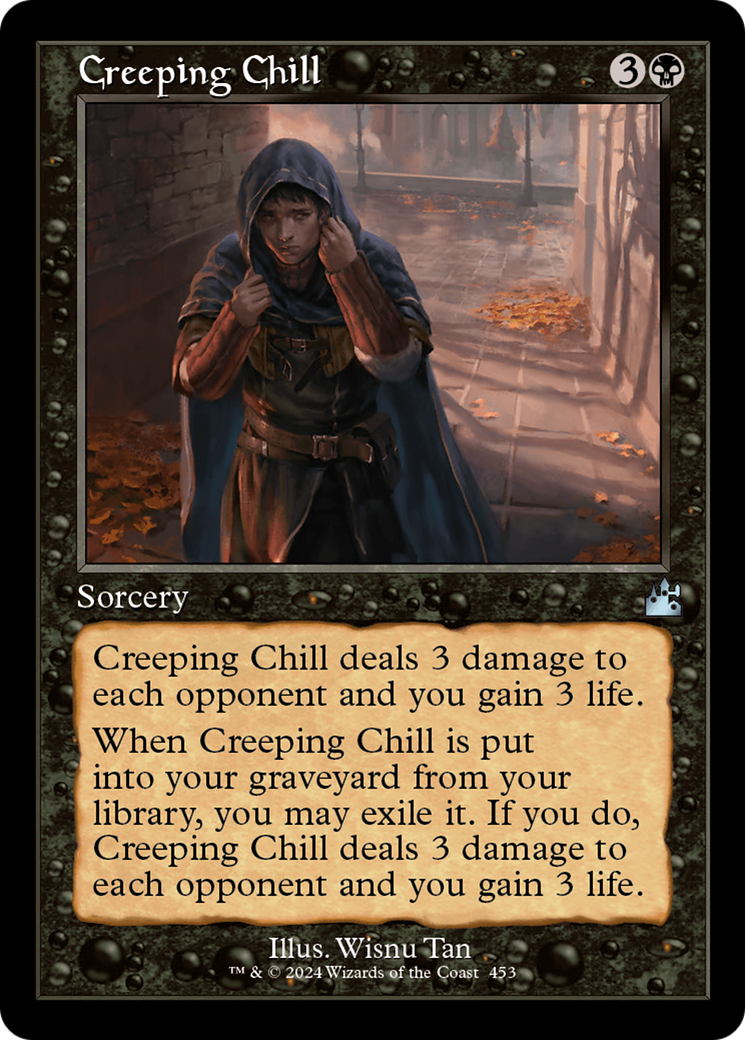 Creeping Chill (Retro Frame) [Ravnica Remastered] | Good Games Cannington