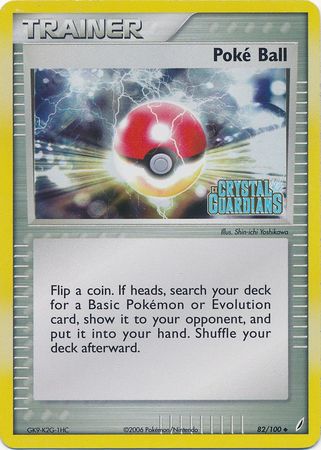 Poke Ball (82/100) (Stamped) [EX: Crystal Guardians] | Good Games Cannington
