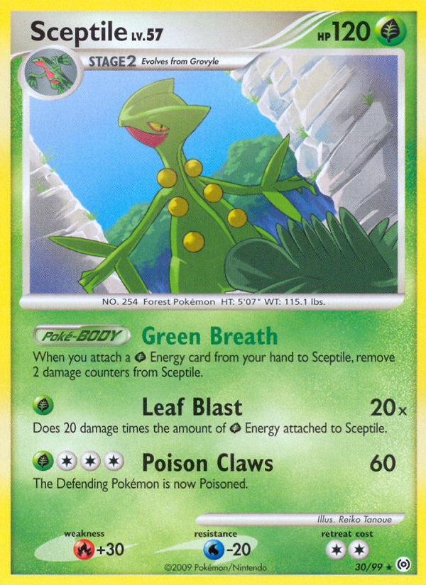 Sceptile (30/99) [Platinum: Arceus] | Good Games Cannington