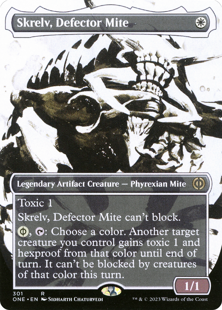 Skrelv, Defector Mite (Borderless Ichor) [Phyrexia: All Will Be One] | Good Games Cannington