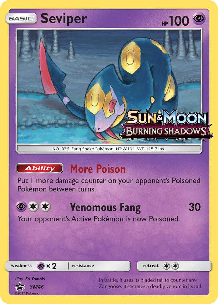 Seviper (SM46) [Sun & Moon: Black Star Promos] | Good Games Cannington