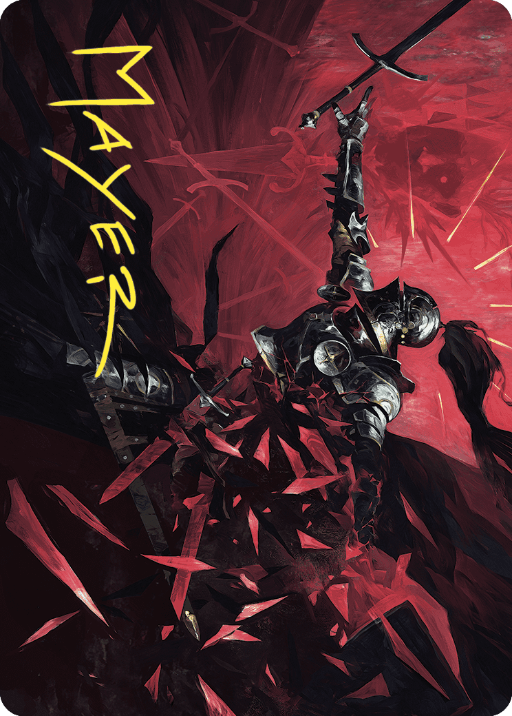 Shatter the Oath Art Card (Gold-Stamped Signature) [Wilds of Eldraine Art Series] | Good Games Cannington