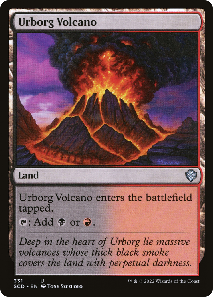 Urborg Volcano [Starter Commander Decks] | Good Games Cannington