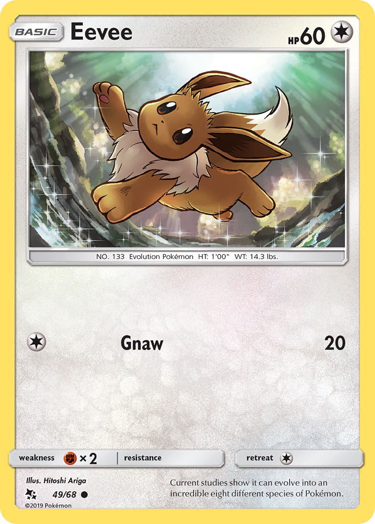Eevee (49/68) [Sun & Moon: Hidden Fates] | Good Games Cannington