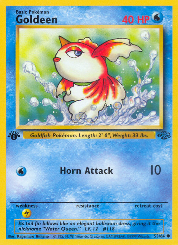 Goldeen (53/64) [Jungle 1st Edition] | Good Games Cannington