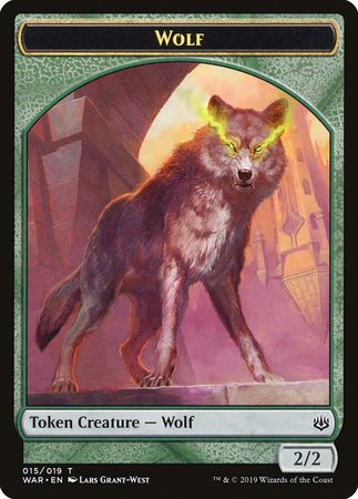 Wolf Token [War of the Spark Tokens] | Good Games Cannington