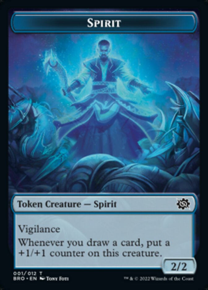 Spirit Token [The Brothers' War Tokens] | Good Games Cannington