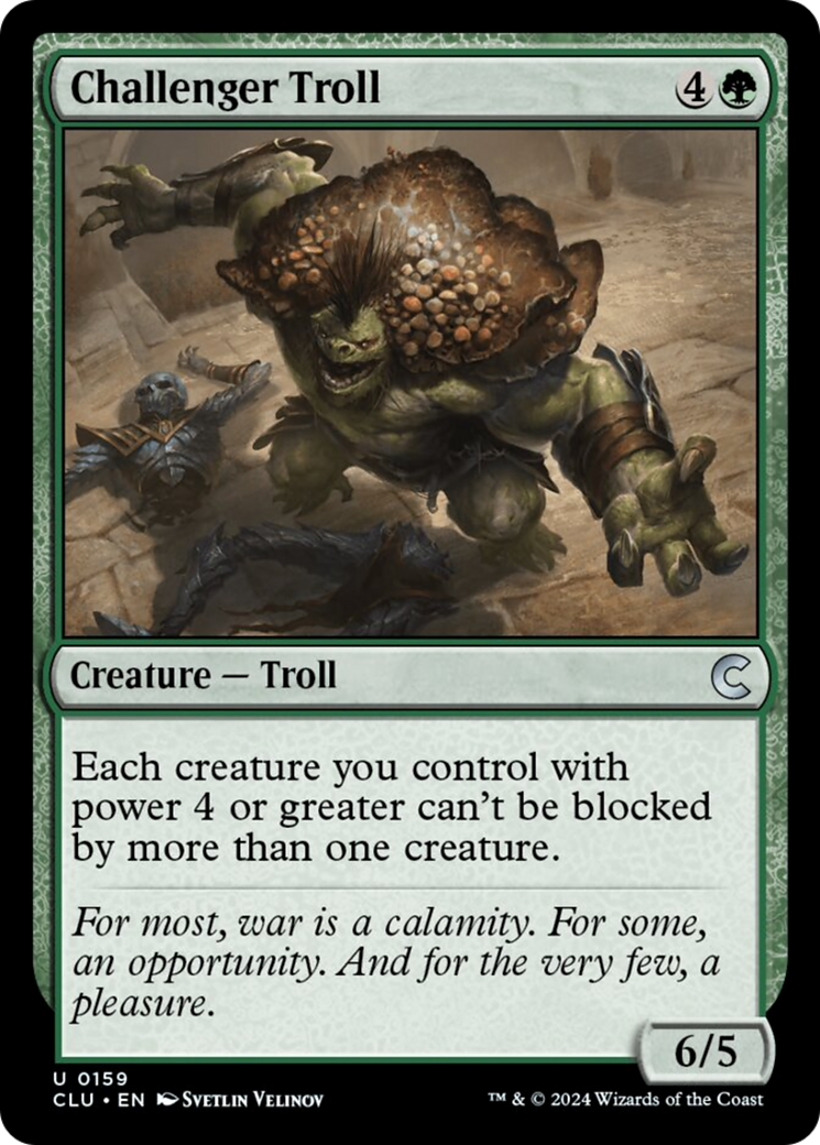 Challenger Troll [Ravnica: Clue Edition] | Good Games Cannington