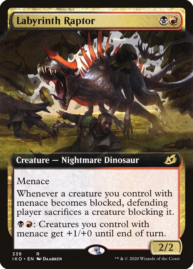 Labyrinth Raptor (Extended Art) [Ikoria: Lair of Behemoths] | Good Games Cannington