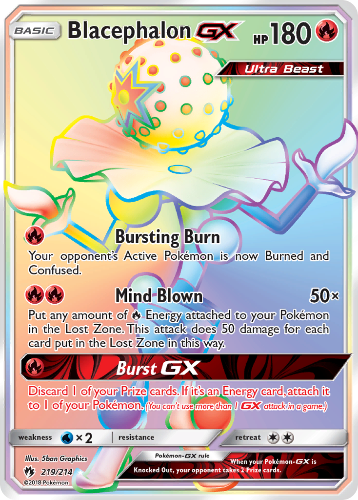 Blacephalon GX (219/214) [Sun & Moon: Lost Thunder] | Good Games Cannington