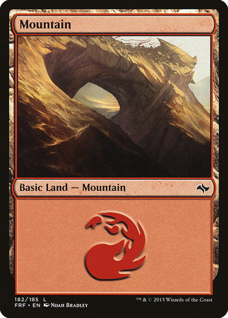 Mountain (182) [Fate Reforged] | Good Games Cannington