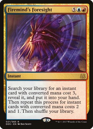 Firemind's Foresight [Duel Decks: Mind vs. Might] | Good Games Cannington