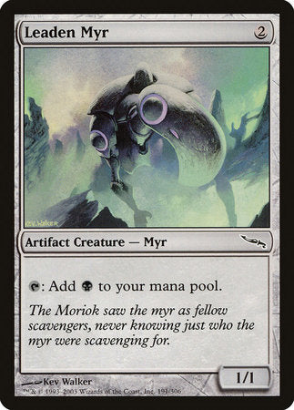 Leaden Myr [Mirrodin] | Good Games Cannington