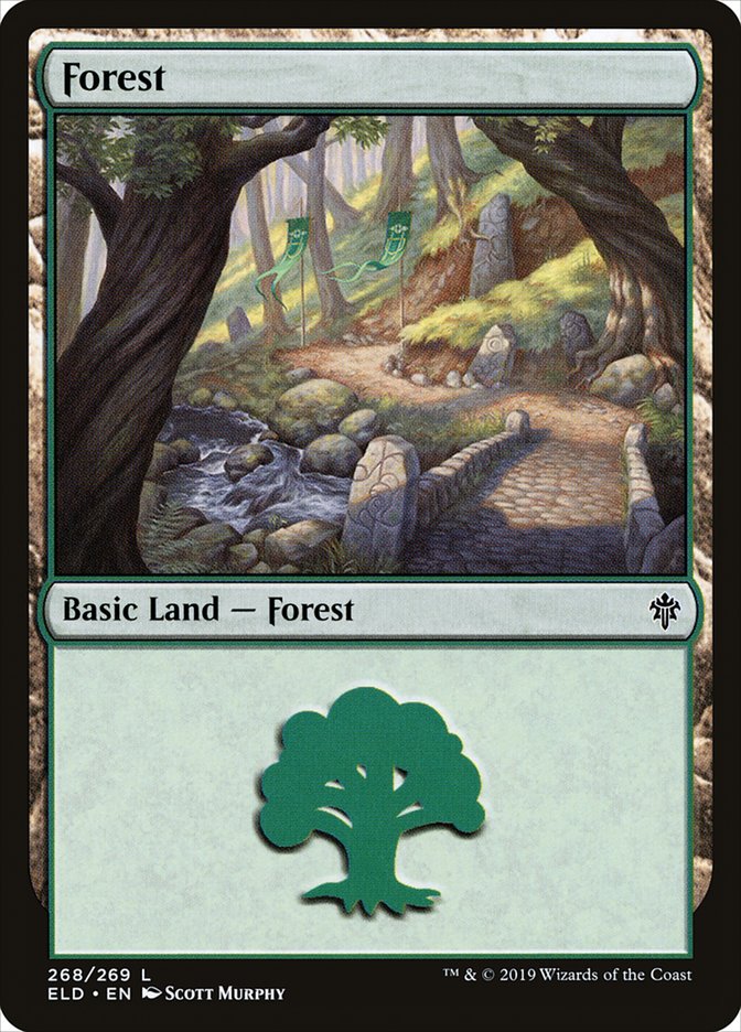 Forest (268) [Throne of Eldraine] | Good Games Cannington