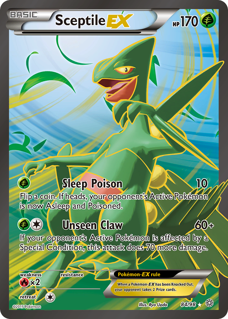 Sceptile EX (84/98) [XY: Ancient Origins] | Good Games Cannington