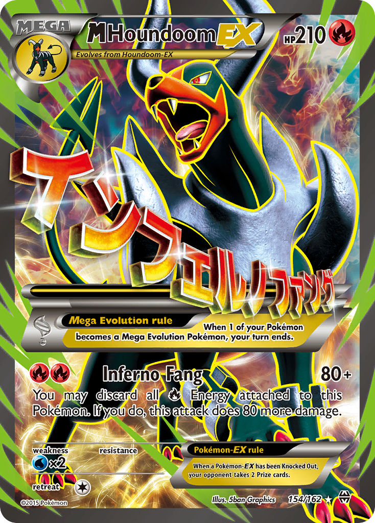 M Houndoom EX (154/162) [XY: BREAKthrough] | Good Games Cannington