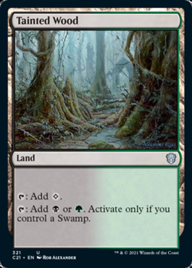 Tainted Wood [Commander 2021] | Good Games Cannington