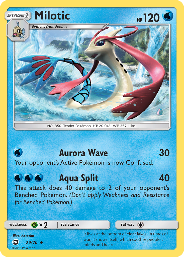 Milotic (29/70) [Sun & Moon: Dragon Majesty] | Good Games Cannington