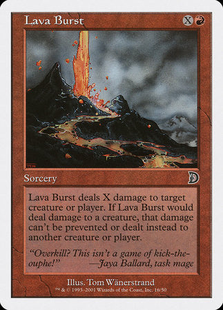 Lava Burst [Deckmasters] | Good Games Cannington