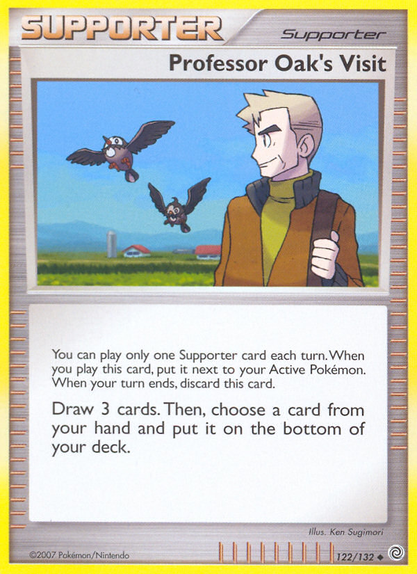Professor Oak's Visit (122/132) [Diamond & Pearl: Secret Wonders] | Good Games Cannington