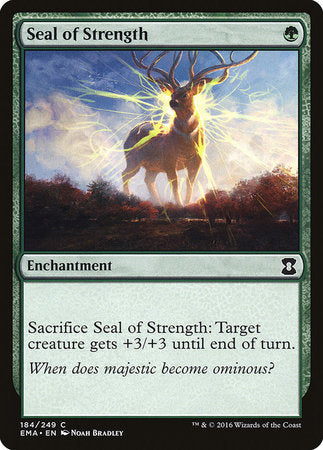 Seal of Strength [Eternal Masters] | Good Games Cannington