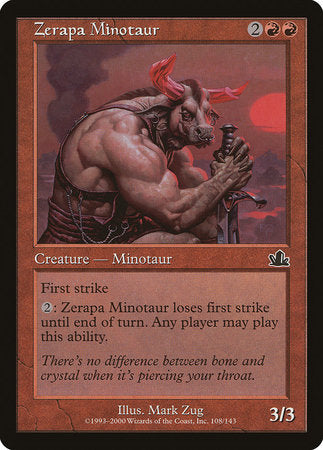 Zerapa Minotaur [Prophecy] | Good Games Cannington