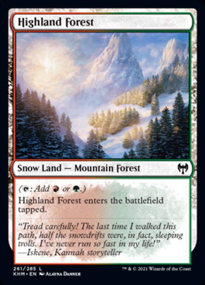 Highland Forest [Kaldheim] | Good Games Cannington