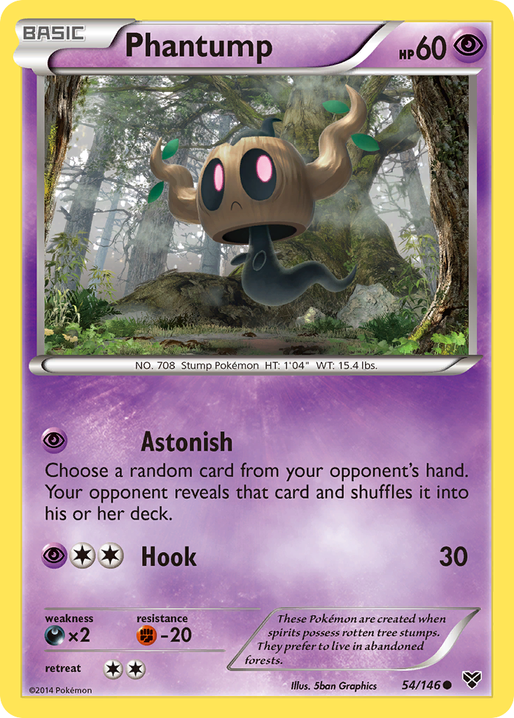 Phantump (54/146) [XY: Base Set] | Good Games Cannington