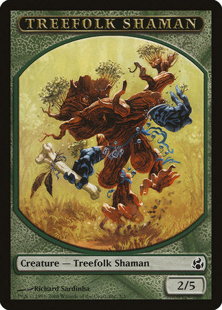 Treefolk Shaman Token [Morningtide Tokens] | Good Games Cannington