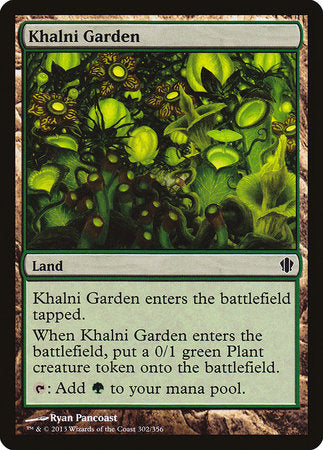 Khalni Garden [Commander 2013] | Good Games Cannington