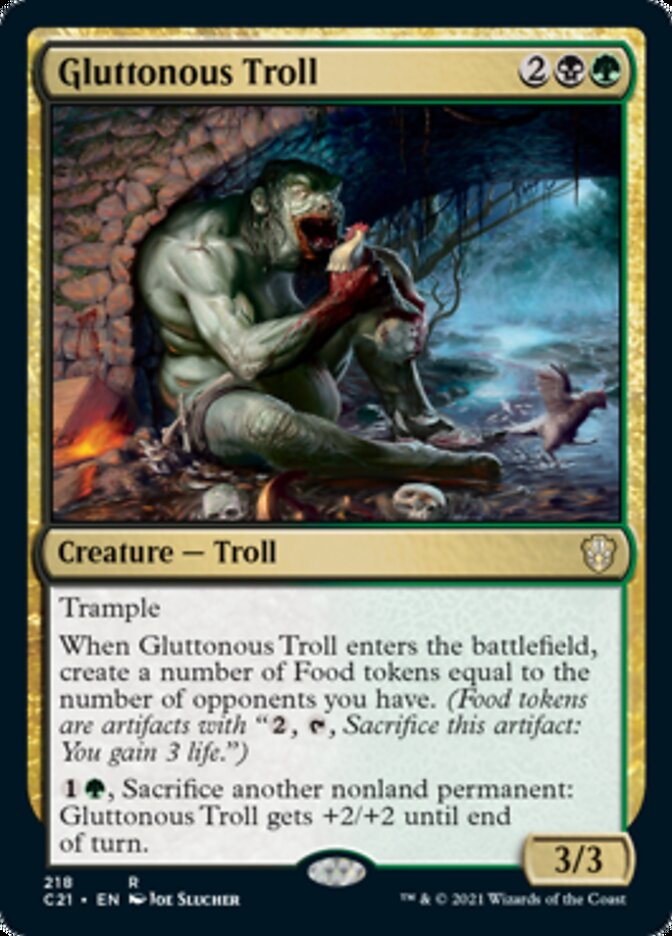 Gluttonous Troll [Commander 2021] | Good Games Cannington