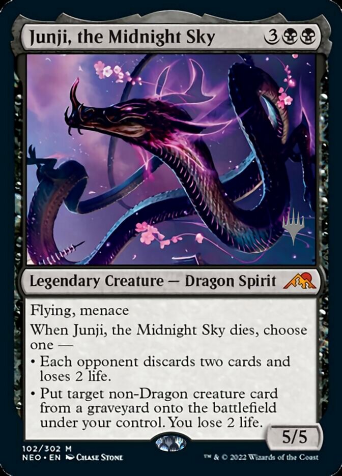 Junji, the Midnight Sky (Promo Pack) [Kamigawa: Neon Dynasty Promos] | Good Games Cannington