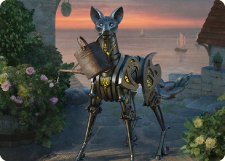Clockwork Fox Art Card [Commander Legends: Battle for Baldur's Gate Art Series] | Good Games Cannington