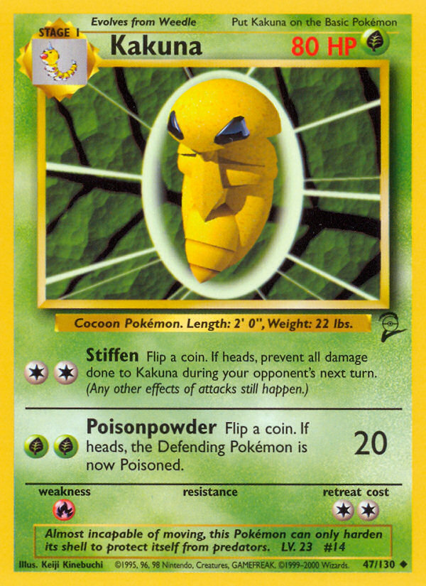 Kakuna (47/130) [Base Set 2] | Good Games Cannington