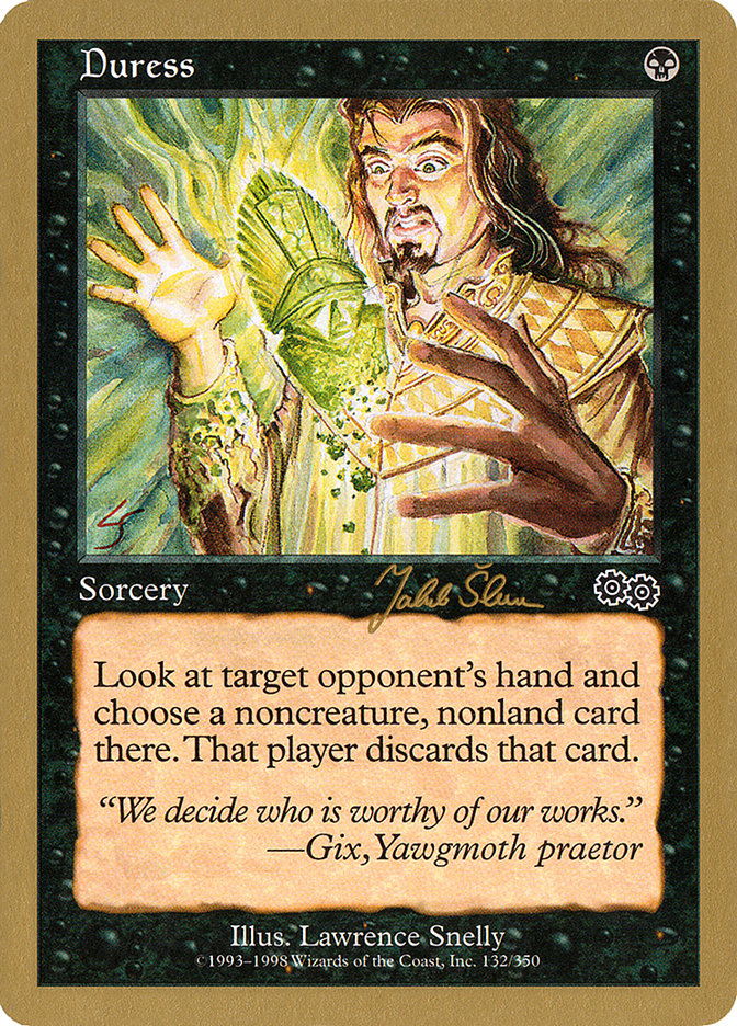 Duress (Jakub Slemr) [World Championship Decks 1999] | Good Games Cannington