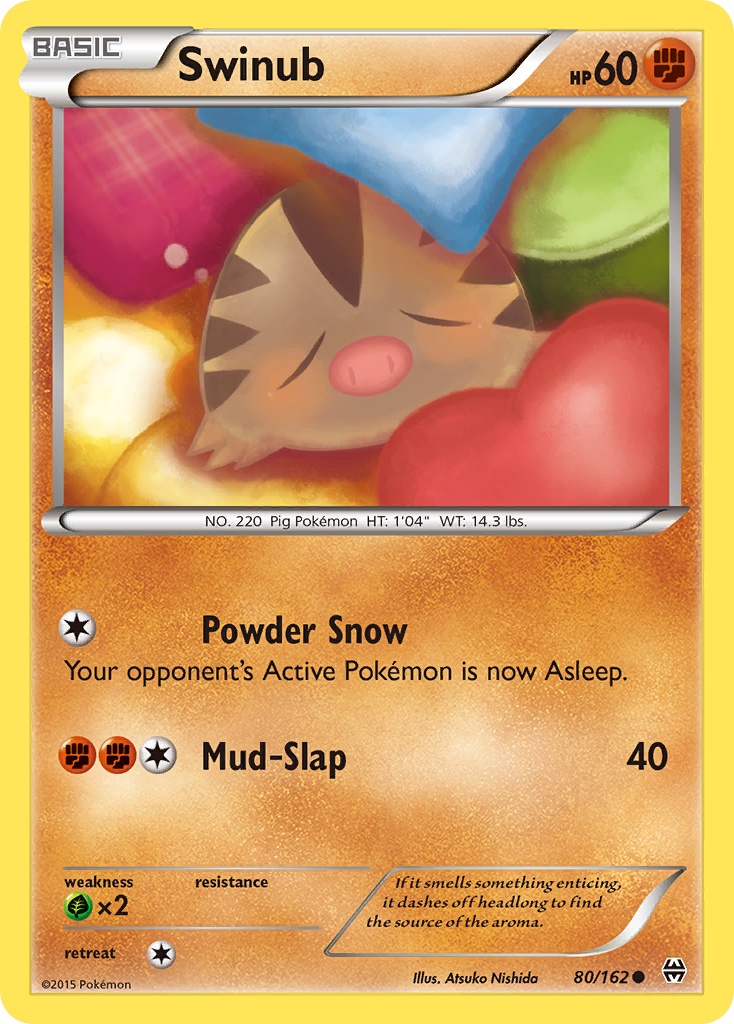 Swinub (80/162) [XY: BREAKthrough] | Good Games Cannington