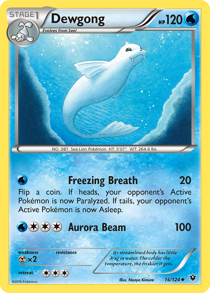 Dewgong (16/124) [XY: Fates Collide] | Good Games Cannington