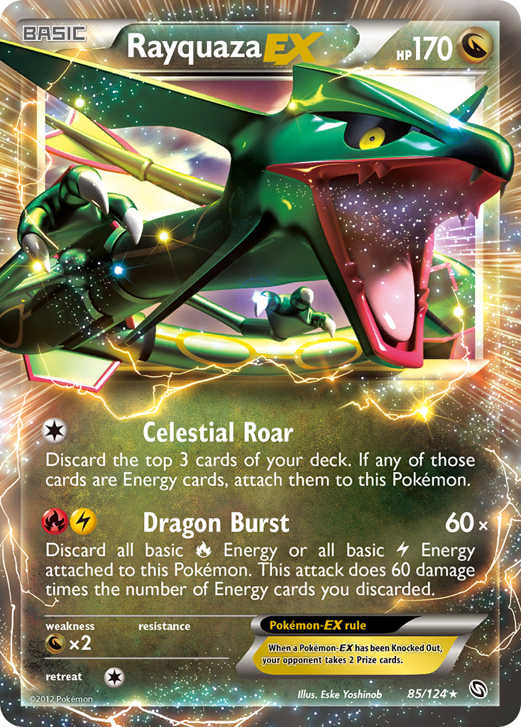 Rayquaza EX (85/124) [Black & White: Dragons Exalted] | Good Games Cannington
