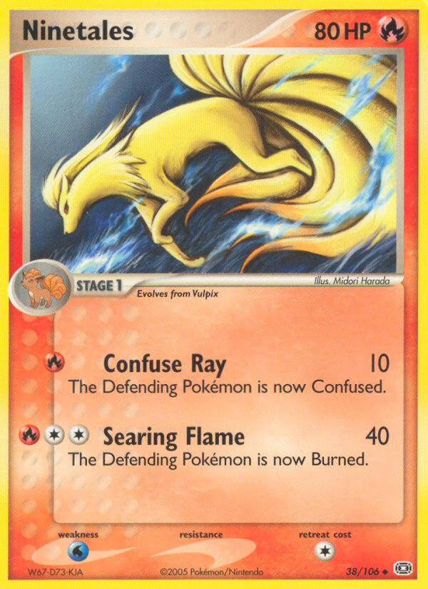 Ninetales (38/106) [EX: Emerald] | Good Games Cannington
