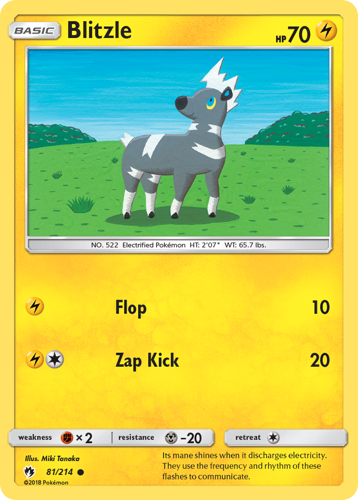 Blitzle (81/214) [Sun & Moon: Lost Thunder] | Good Games Cannington