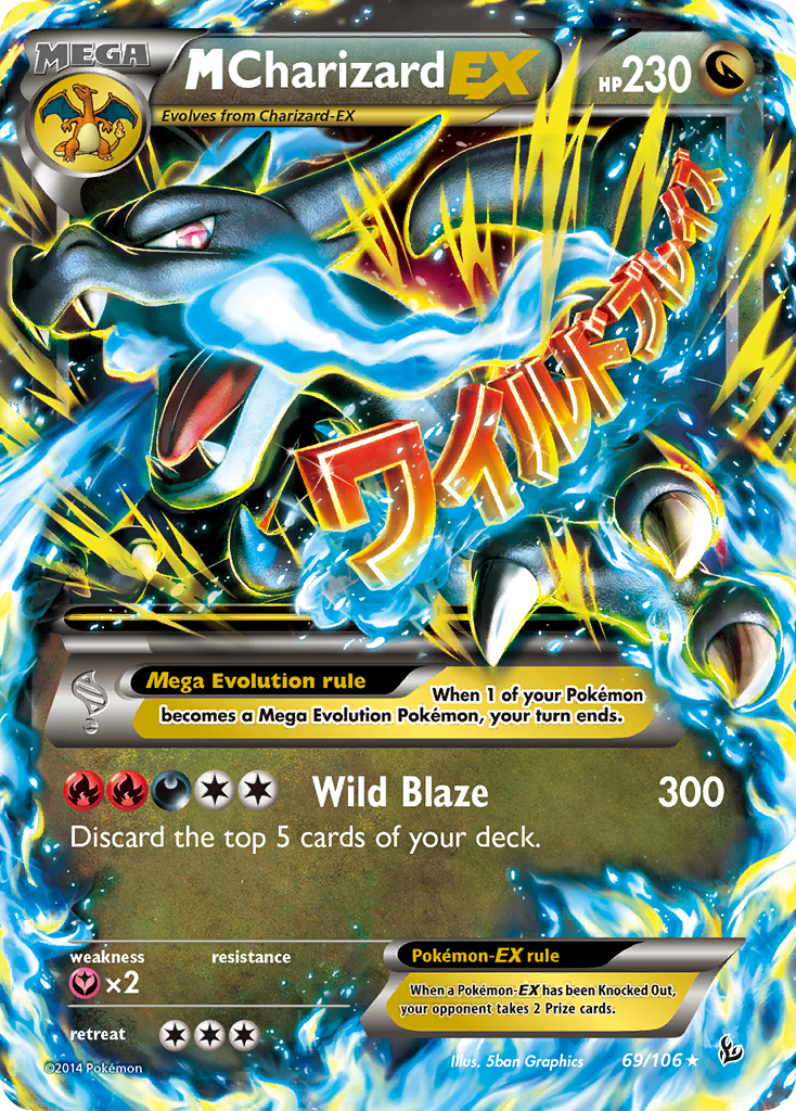 M Charizard EX (69/106) [XY: Flashfire] | Good Games Cannington