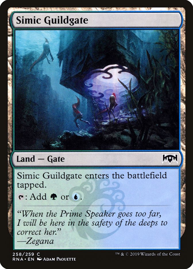 Simic Guildgate (258/259) [Ravnica Allegiance] | Good Games Cannington